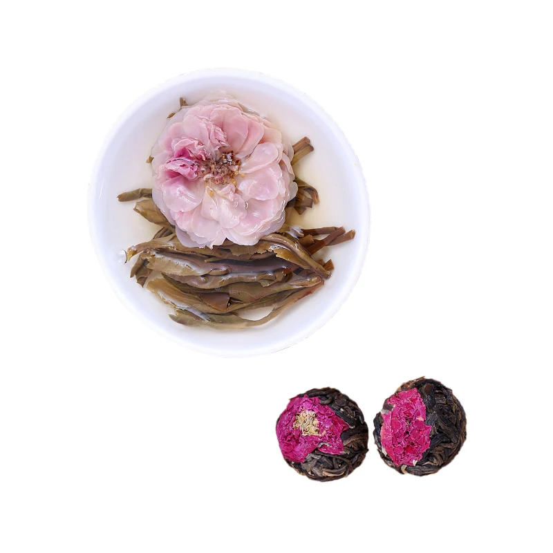 Organic healthy blooming dried flower tea balls private label