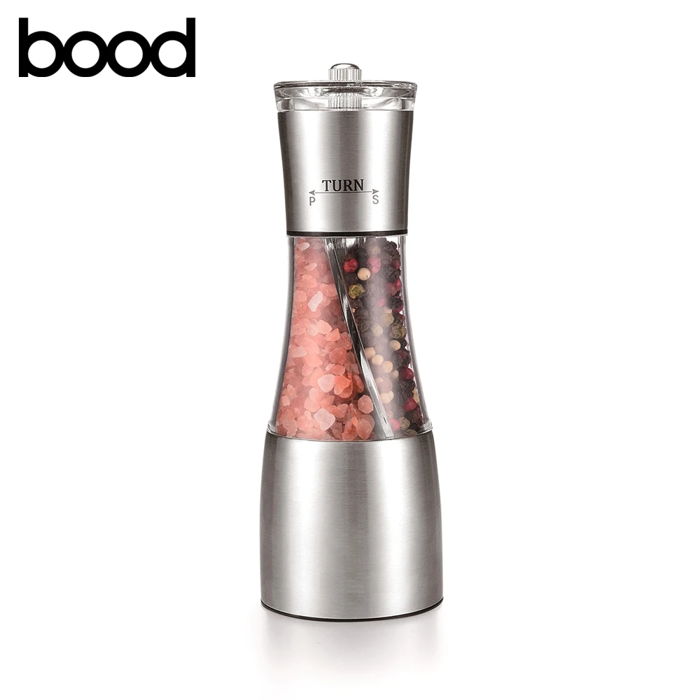 HOT sale 2 in 1 manual salt/pepper mill/ Salt and Pepper Grinder