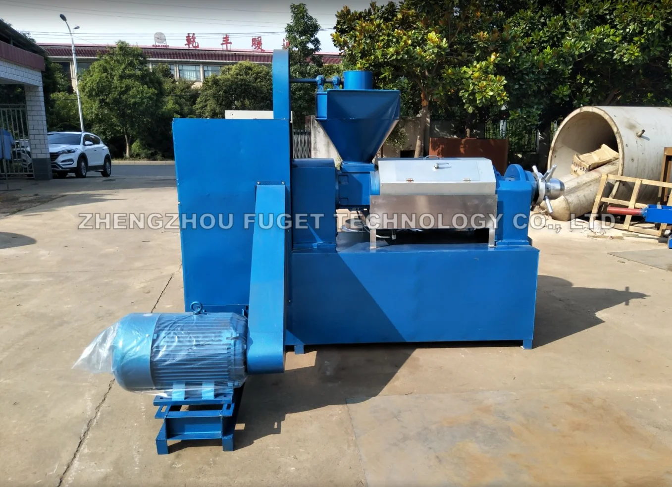 automatic combined with vacuum oil filter soybean sunflower oil mill oil press machine