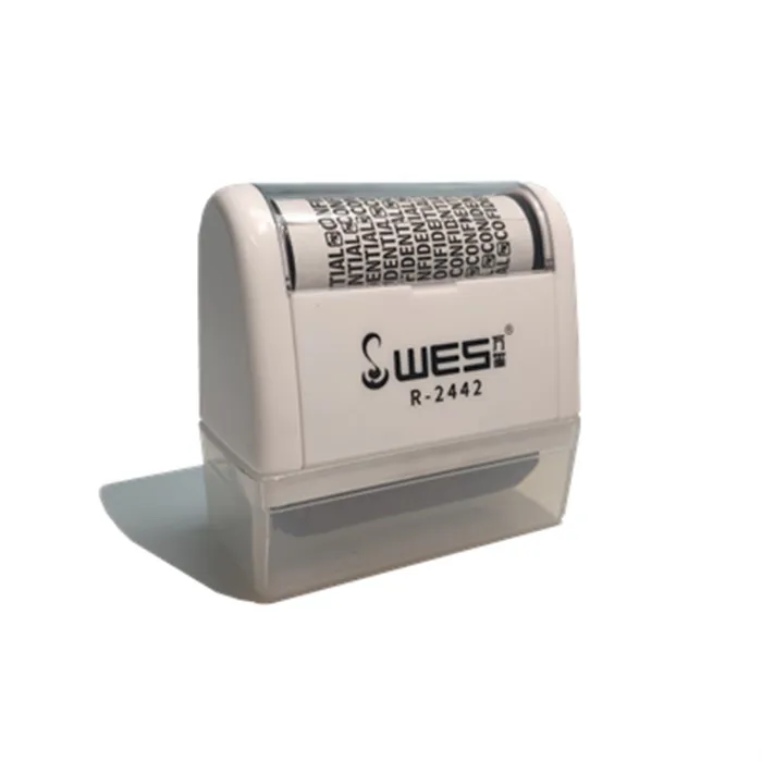 R-2442 ID Theft Protection Confidential Roller Stamp Flash Stamps With Refill Ink