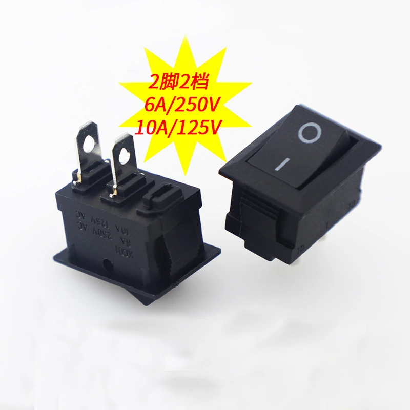 hot sale kcd1 led 3 pin power rocker switch 6A 250V 10A 125V on off Rocker Switch with light