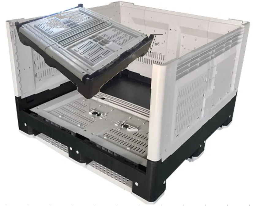 Factory use for Rack Heavy Duty China Folding Blue Customized Plastic Layer Storage Surface Global Plate Stackable