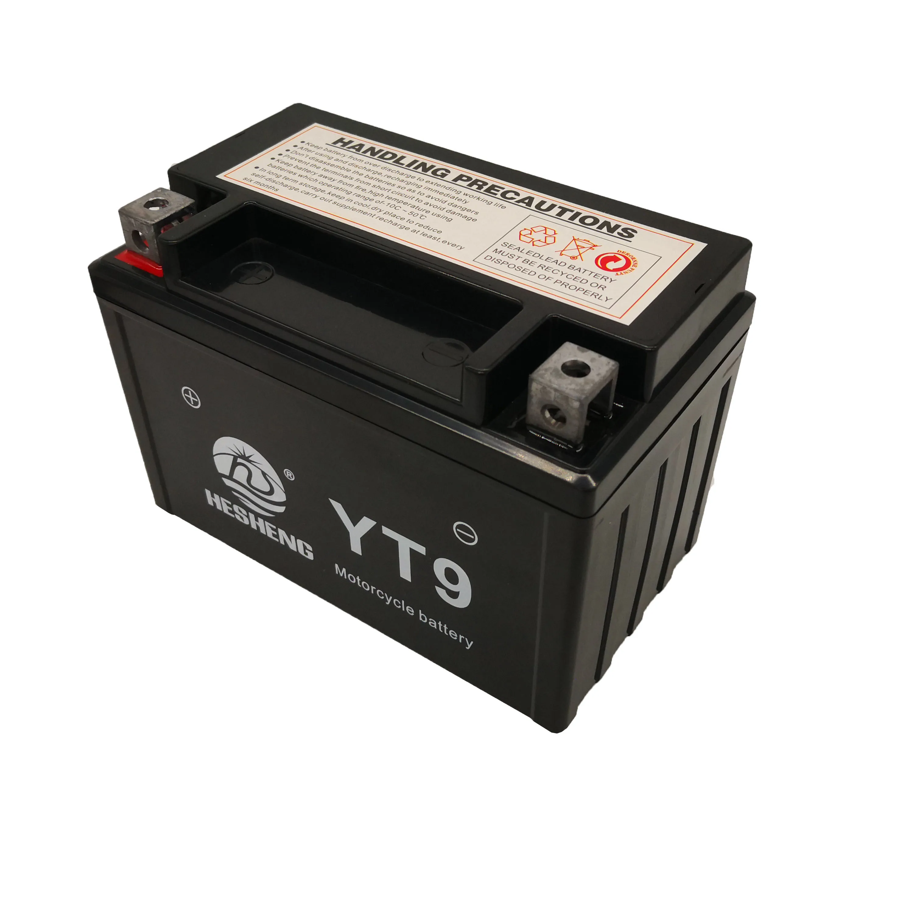 
12V9ah Motorcycle Battery YT9 Maintenance-free lead-acid battery 