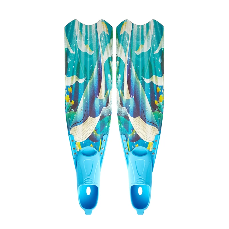 Модные Силиконовые плавники для подводного плавания со съемными плавниками