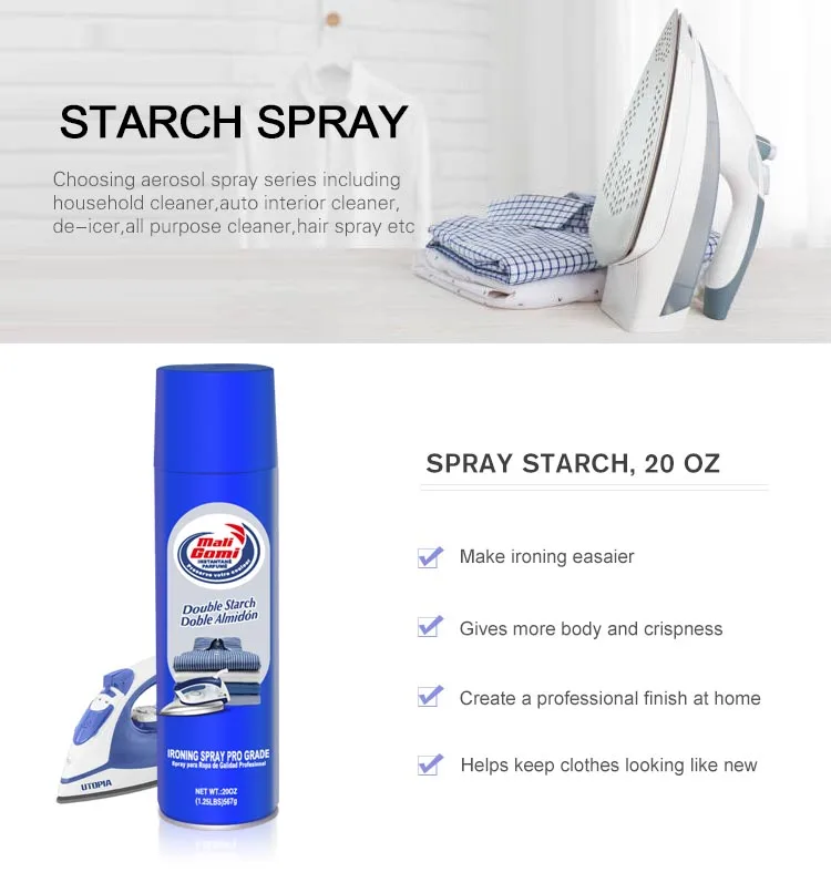 Household Cleaning Liquid Detergent Chemical Products Spray Starch for Nigeria