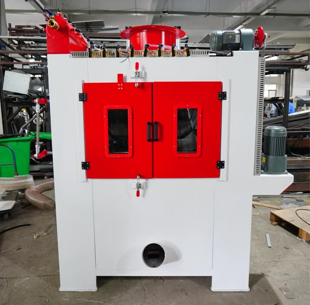 Bottles And Pans  Batch Sand Blasting Machine