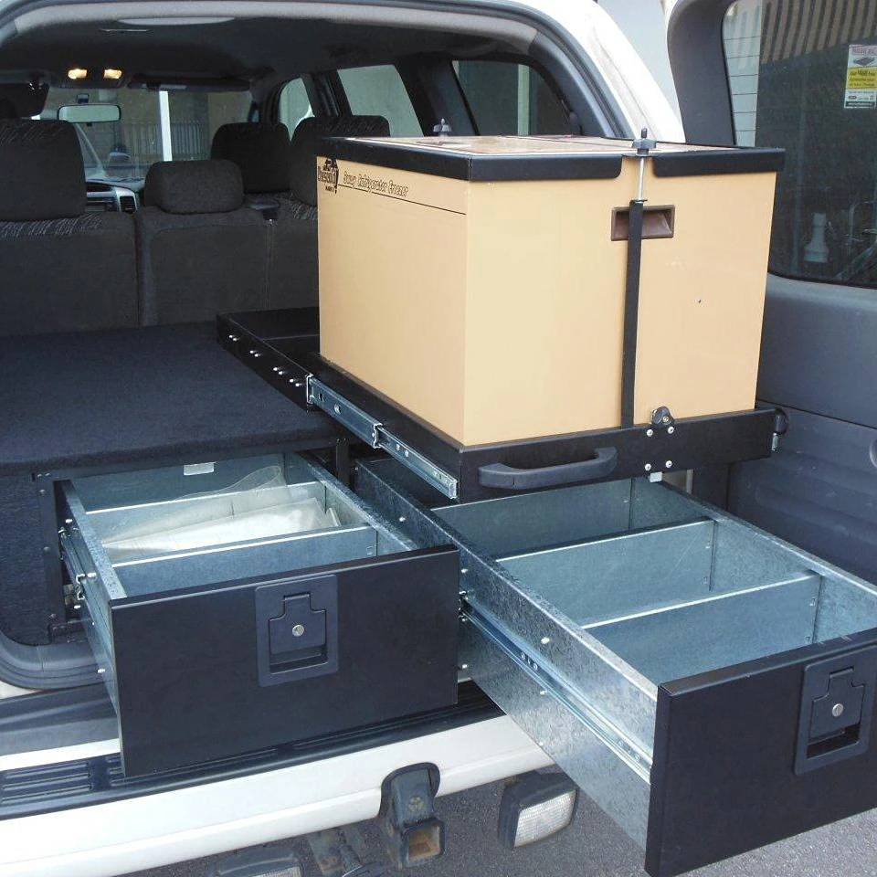 Сверхпрочные направляющие для выдвижных ящиков GUANZHIYU с винтами 3-х складными шарикоподшипниками из нержавеющей стали боковое Крепление