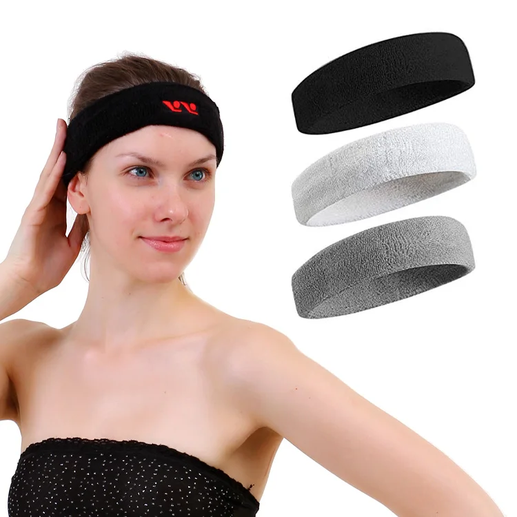 Unisex sports cheap breathable sweat head band for yoga