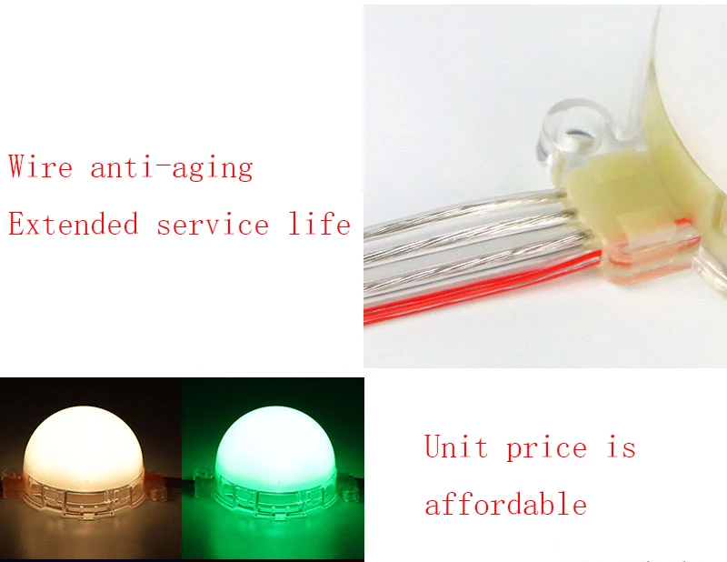 Project Led Dot Light Decoration 50mm smd5050 IP65 Waterproof Dc24v Point Pixel Light.jpg