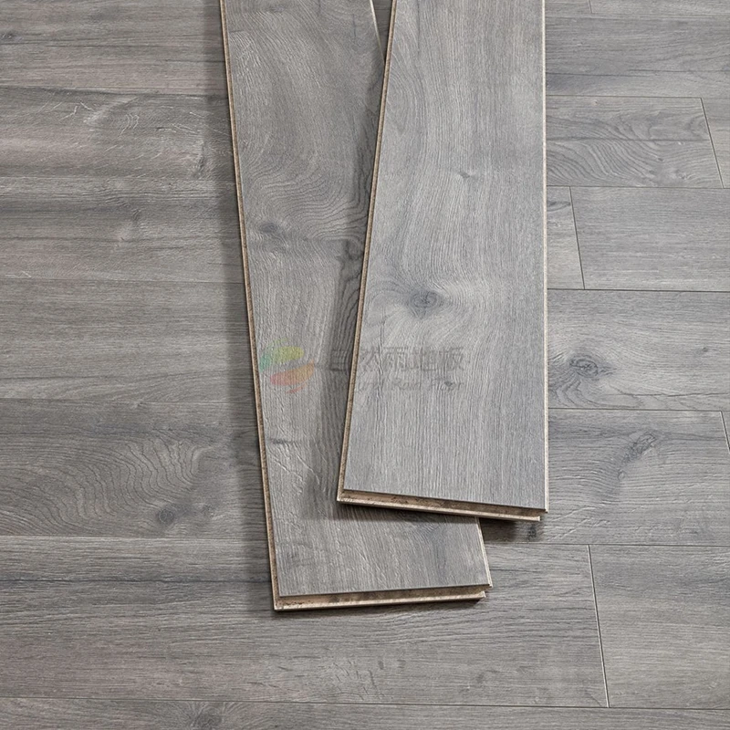 Easy Installed Light Grey 8mm German Technology Laminate Flooring