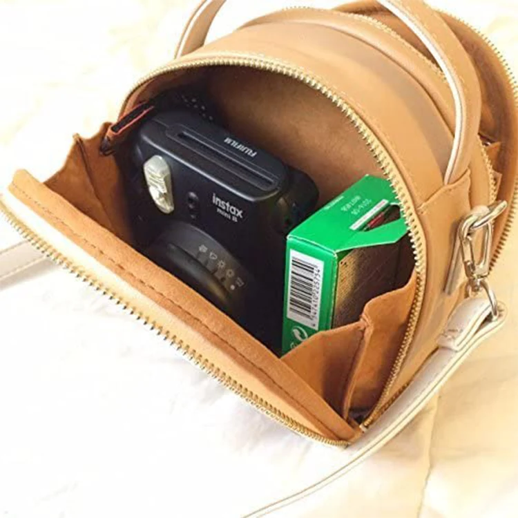 Case Waterproof Large Dslr Shoulder Crossbody Phone Lens Pouch Rain Cover Leather Camera Bag