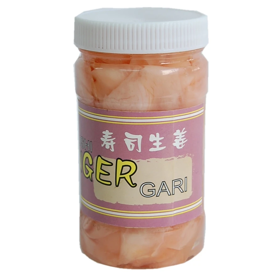 Pickled sushi  pink and white ginger