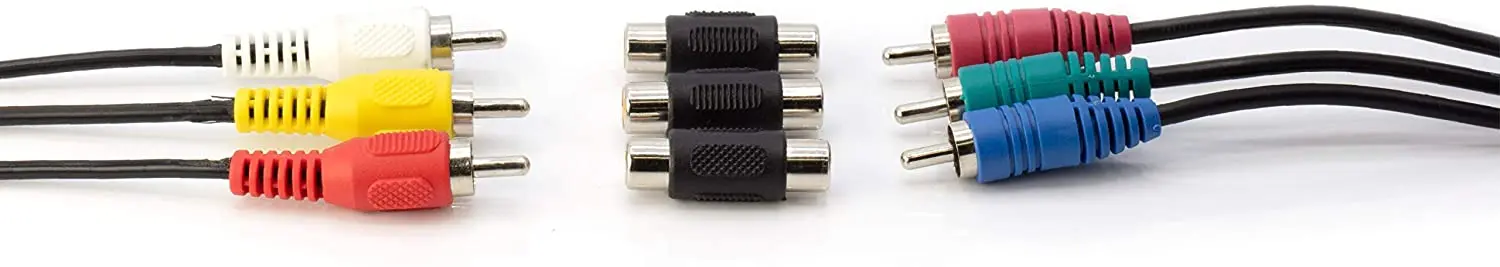 RCA Adapter Female to Female Coupler Extender Barrel - Audio Video RCA Connectors, for Audio Video S/PDIF Subwoofer, Phono