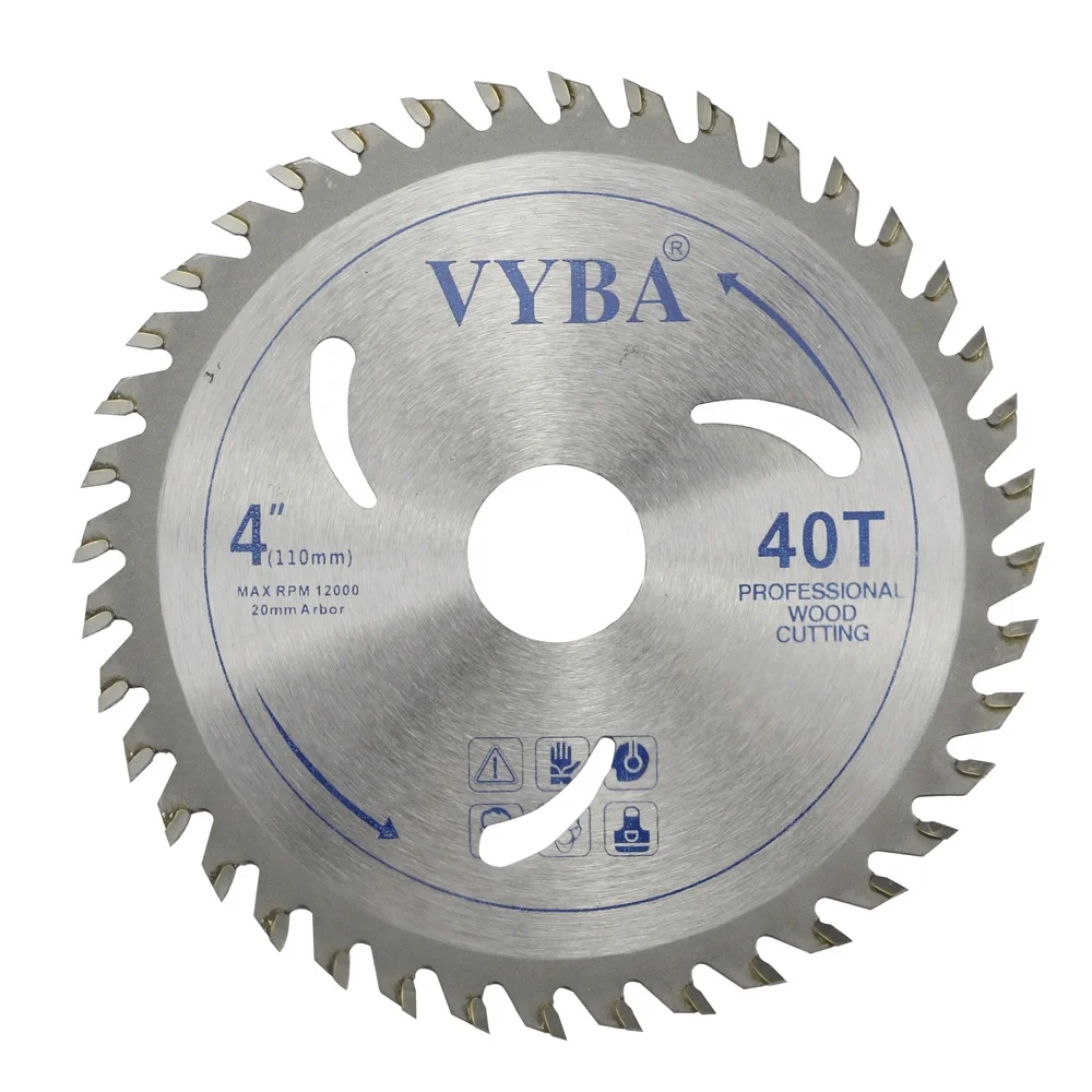 4'110mm  With 40T Carbide Tipped Circular Saw Blade  For MDF And Plywood Cutting
