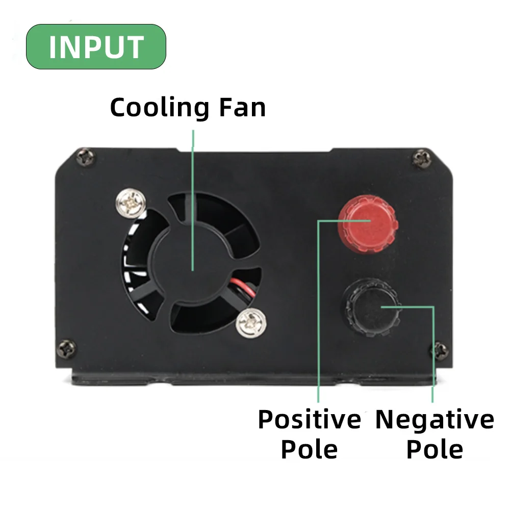 AE 3000W Pure Sine Wave Inverters Converters 12V 24V 48V to 110V 220V Car DC to AC Smart Off-Grid Hybrid Solar Power Inverter