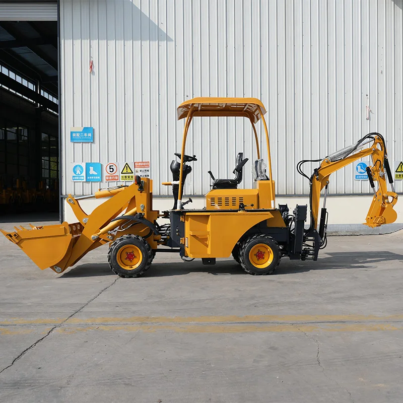 New model backhoe loader excavator Retroexcavadora Backhoe Loader For Sale front bucket famous