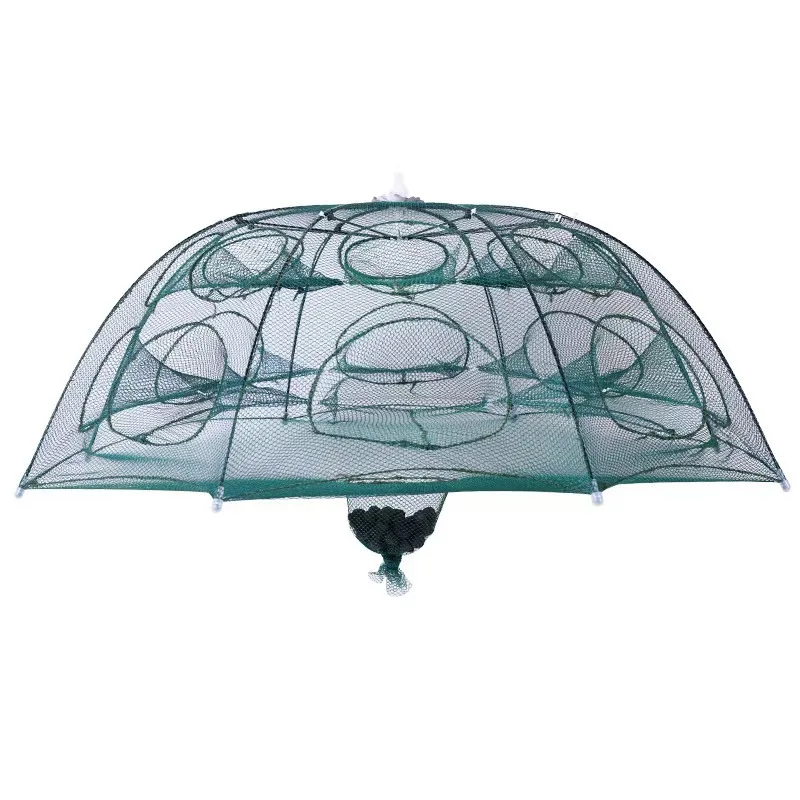 Byloo Green Nets Umbrella Netting Shrimp Cage Automatic Minnow Fishing Crab Trap Cast Net