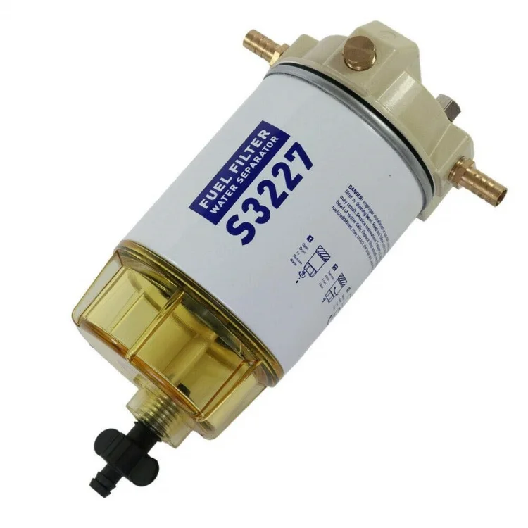 Outboard Marine Diesel Engine Fuel Filter Assembly S3227 With Base Kits And Plastic Cup For Motorcycle