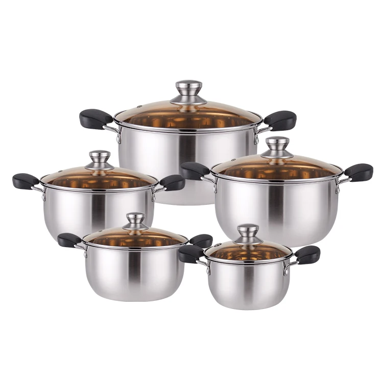 
Thick Casserole Set Stainless Steel Cookware Pot Set Thick Casserole Set Stainless Steel Cookware Pot Set
