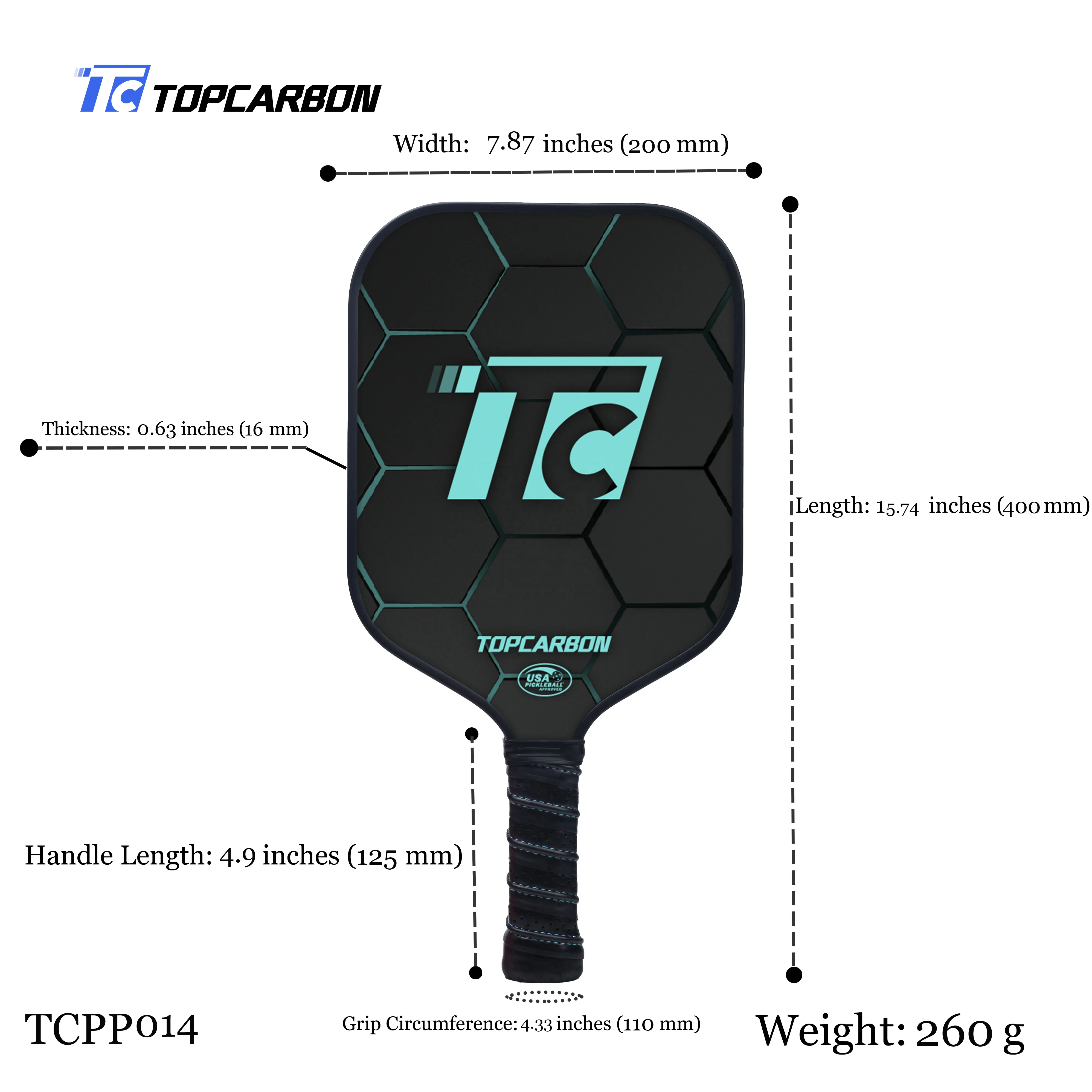 Новинка 2022, уличная карбоновая ракетка для пиклбола с сотовым графитом, ракетка для пиклбола