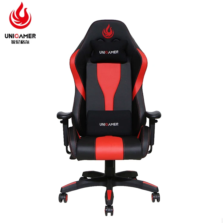 Chaise De Bureau Headrest Computer PU Leather Swivel Scorpion Racing RGB Ergonomic Gaming Chair