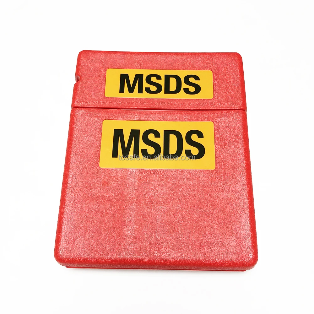Jiangsu Factory Low MOQ Chemical Safety Plastic MSDS Document Storage Cabinet Box