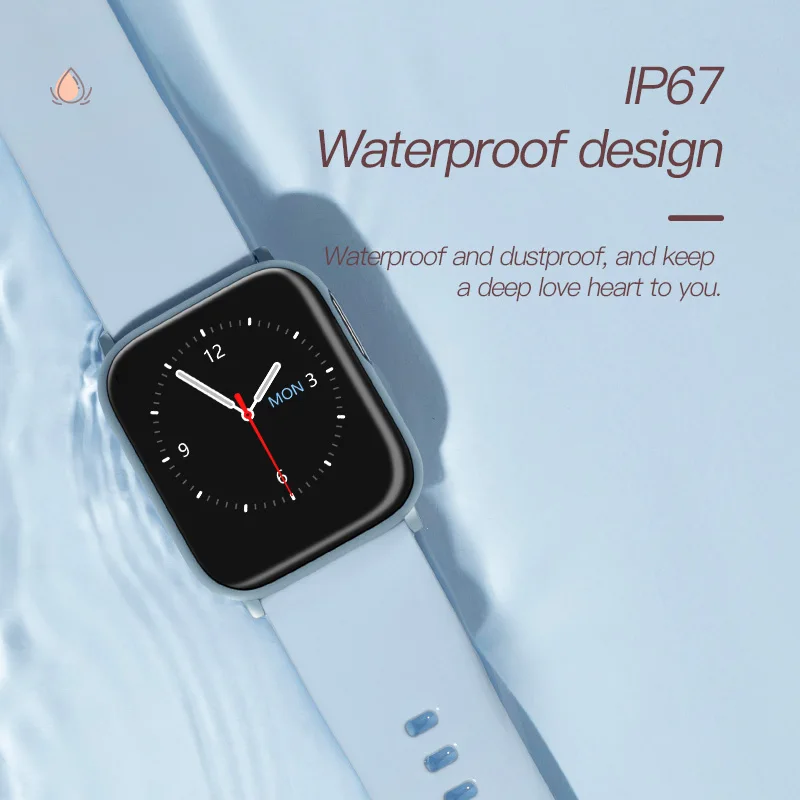 2022 AI Technical ECG+PPG 1.3Inch TFT Fitness Tracker Smartwatch NV6F HR SP02 BP Health Custom Smart Watch