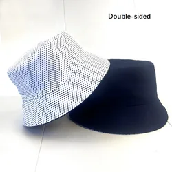 HB0002 Reversible checkered designer eco friendly women bucket hat customization fisherman malaysia orange cap 2022 for summer
