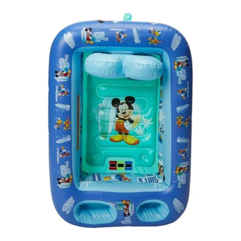 2024 Convenient Storage Inflatable Baby Bath Cute Padded Bathtub Environmentally Friendly Indoor Bath Products