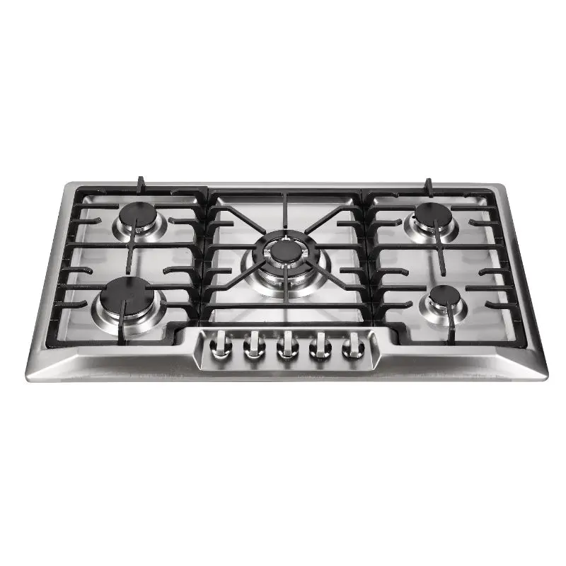 Газовая кухонная безопасная бытовая техника, садовые горелки для домашнего использования, встроенная варочная плита, высокое качество, низкая цена, плита из нержавеющей стали, встроенная