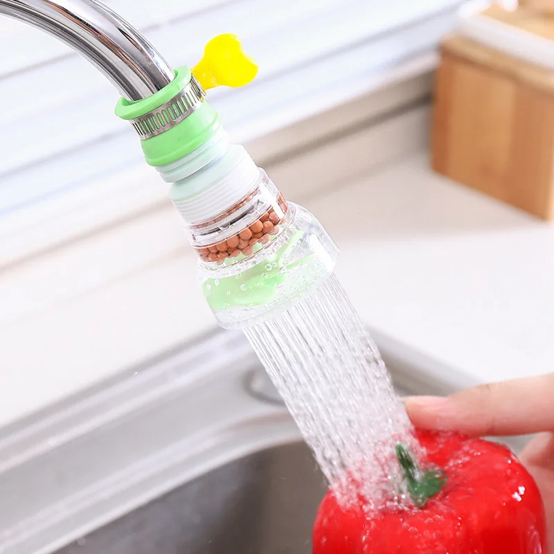 360 Rotating Splash Proof Household Faucet Filter Medical Stone Sand Removal Water Purifier
