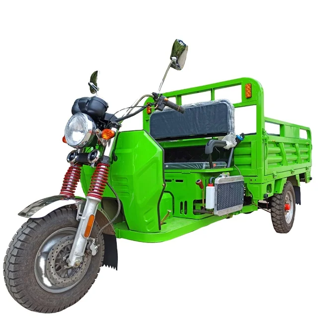 Motor Gasoline 3 Wheel Motorcycle / Cabin Tricycles Motorized Drift Trike For Sale