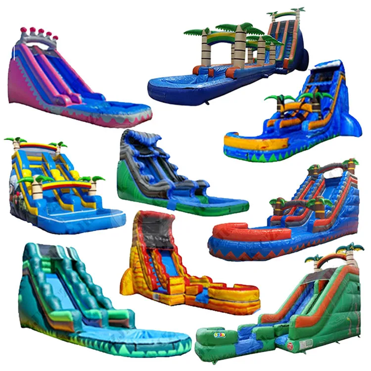 
waterslide pool commercial inflatable water slide for kid big cheap bounce house jumper bouncy jump castle bouncer large china 