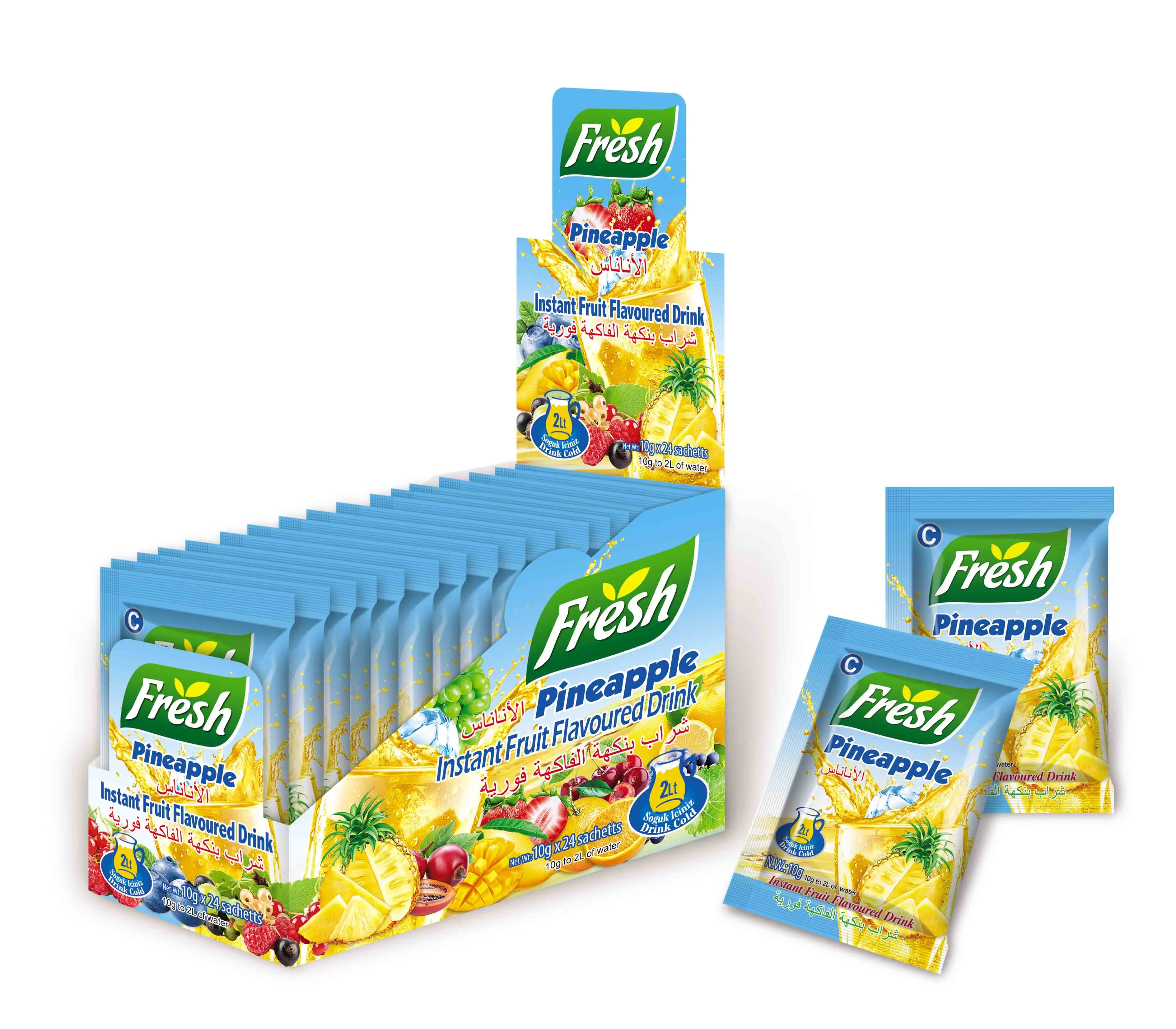 Fruit Juice Drink Instant Powder Juice Soft Drink  Beverages Mango Orange Strawberry Flavor Drink Juice Powder