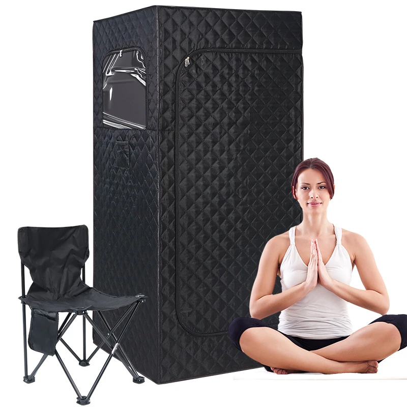FUMEI Corner Steam Sauna Box Full Body Slimming Detox Portable Sauna Tent 1000w Folding Heating indoor Sauna