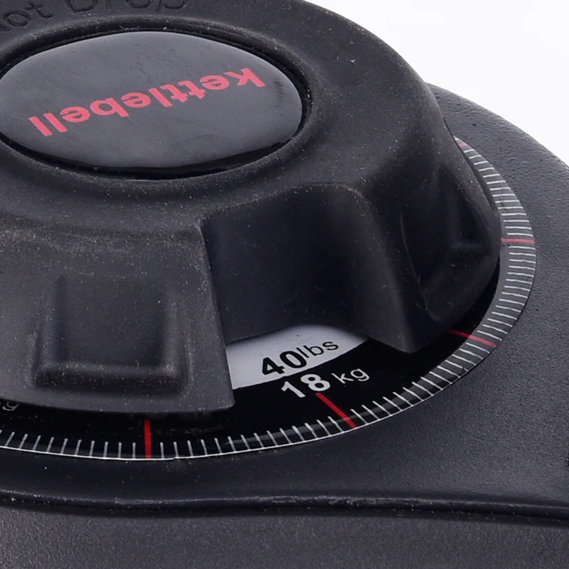 Adjustable Weights Kettlebell Set - Quickly Easy Adjusts 6 Weights(8lb-40lb), Silicone Non-Slip Bottom