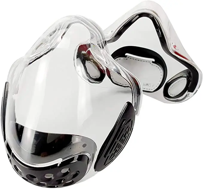 Shemax Transparent Reusable Clear Face Mask,with Window Filter Vent See Through Breathable Mask Adjustable Safety Face Shield