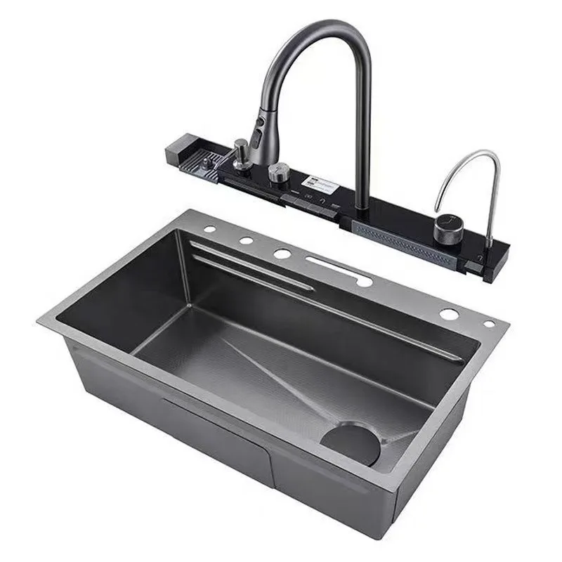 HONGDEC SS304 biggest size kitchen faucet Sink smart sink