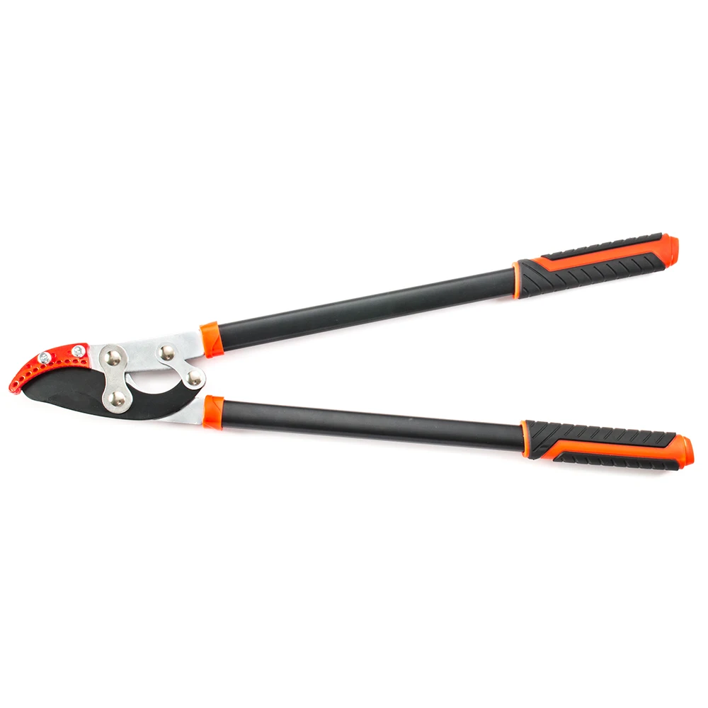 Sturdy long handle steel blade garden tree trimmer thick branch cutter anvil loppers shears