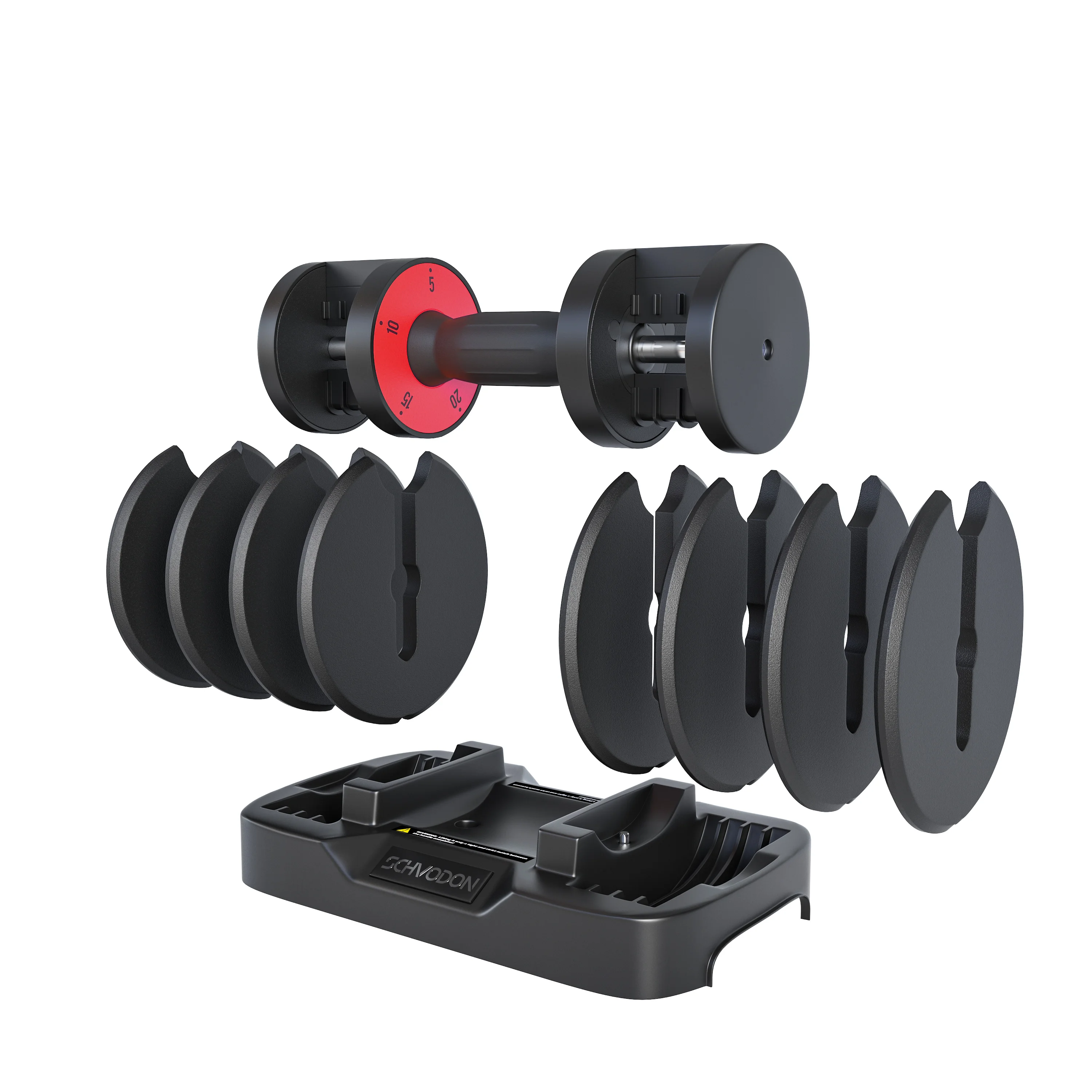 Schvodon home gym new design dumbbells for women strength training dumbbells set fitness equipment adjustable dumbbell