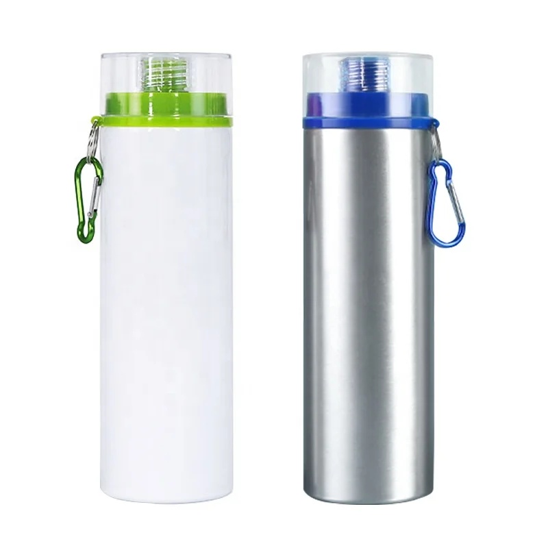 Custom Personalized Sublimation Blanks 750ml Aluminum Sports Water Bottle for Heat Transfer Printing