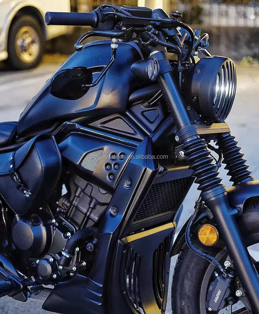 Front Lower Belly Pan Radiator Cover Chin Fairing Spoiler For Honda Rebel CMX 300 500 CMX300 CMX500 2017 Up Custom Parts