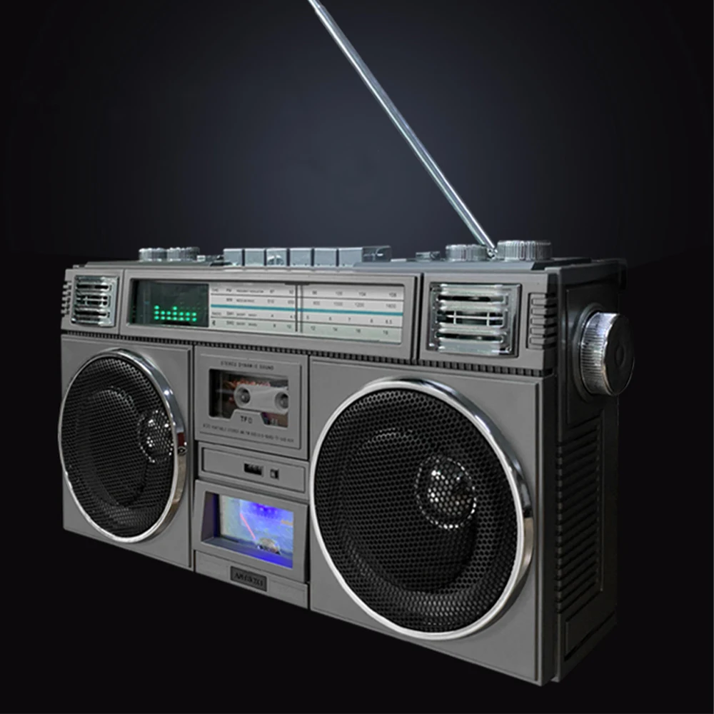 Лидер продаж, винтажная портативная магнитола с Bluetooth