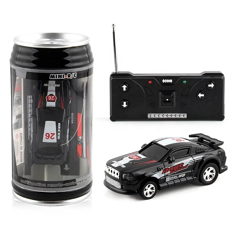 
1:63 Hot Sales 20Km/h Coke Can RC Car High Speed Racing Mini Electric Car Mini Car For Children 