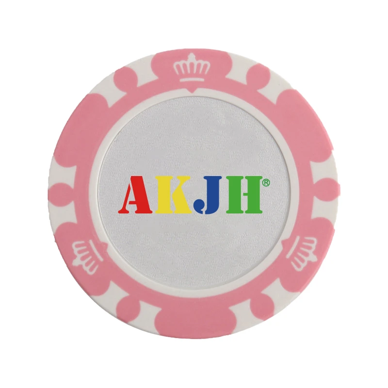 Customized Logo Multi Light Colors Lucky For Winner  Golf Competition Ball Marker