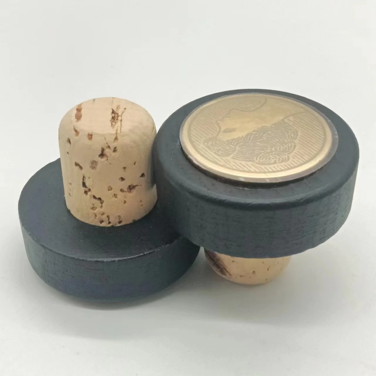 Biodegradable Factory wholesale products Red wine cork wine bottle stopper wooden cap T cork stopper