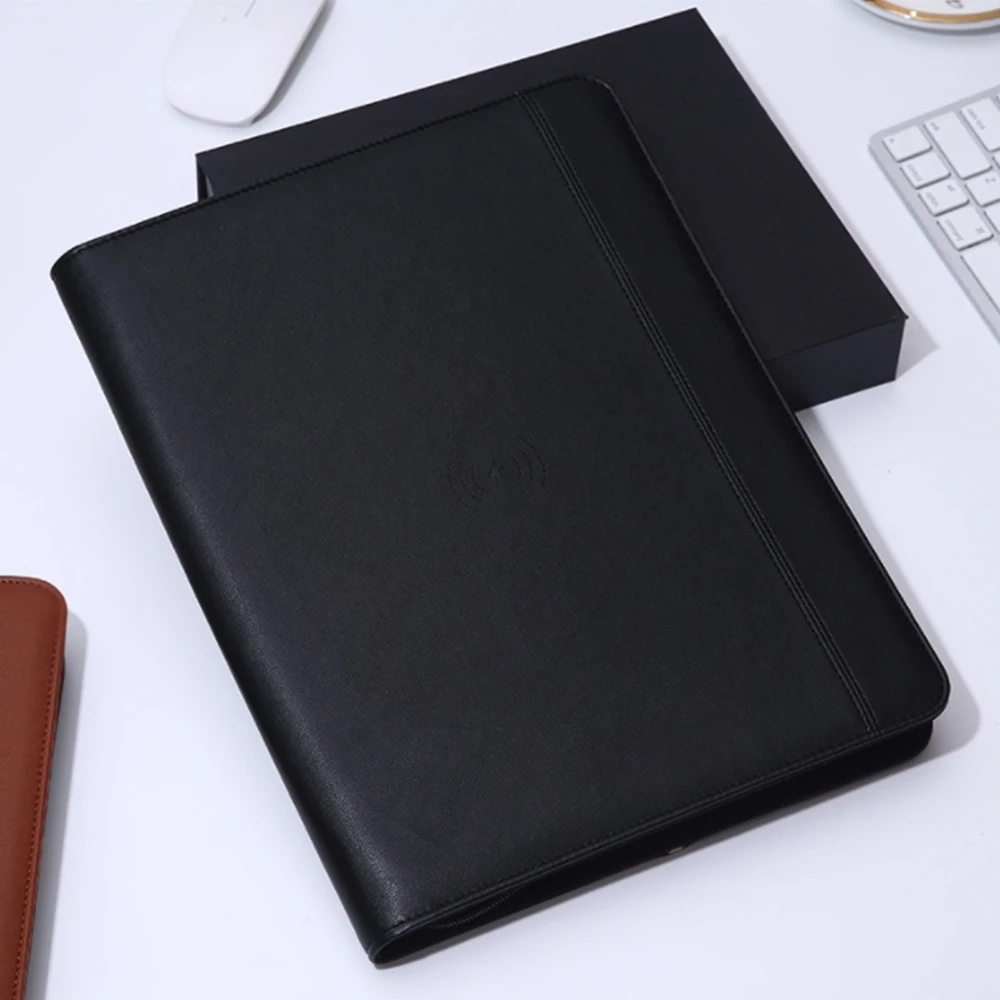 Новейшая папка-портфель, папка для файлов, Многофункциональный блок питания A4, записная книжка, подарок на встречу