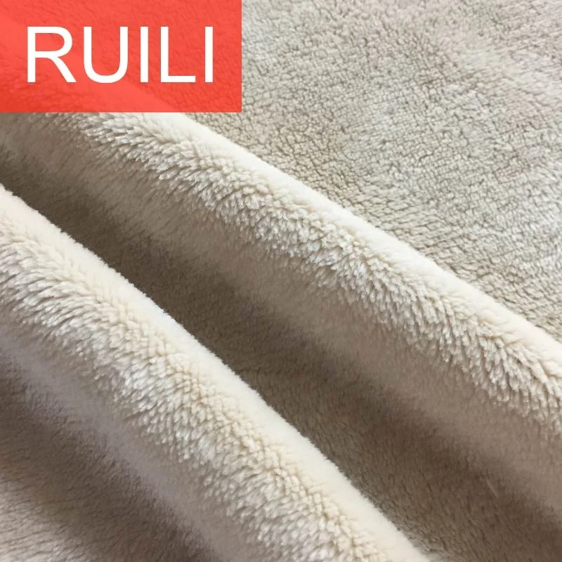 Супермягкая трикотажная фланелевая флисовая ткань из полиэстера