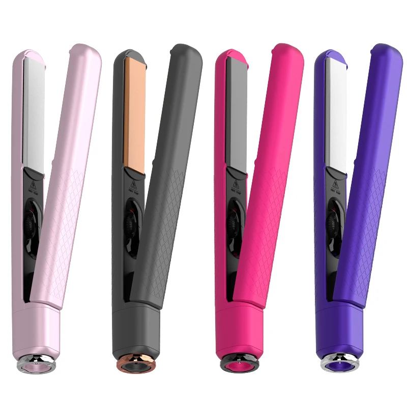 Professional planchas de cabello Private Label Flat iron Titanium PTC Heat 450 degree Curling Salon Portable Hair Straightener