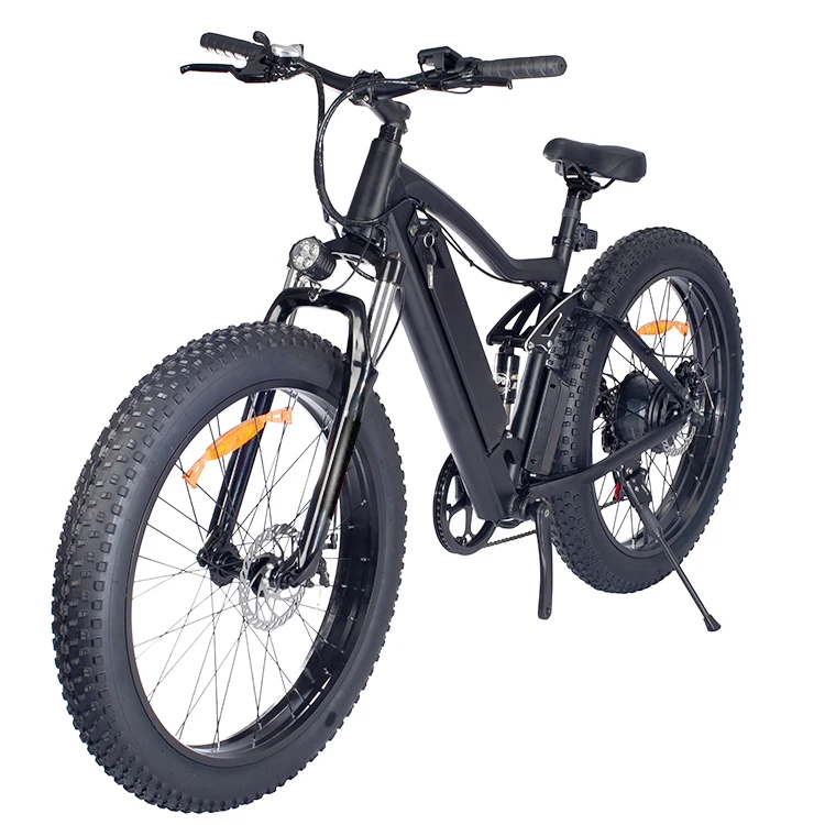 Eu Warehouse Stock Mountain Bike 26 Inch Fat Tire Non-foldable Full Suspension